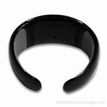 Bluetooth Bracelet with Caller ID BW13, Two-button Operating System and Clock Works as a Timer